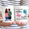 Mother Daughter Standing Long Distance Personalized Mug