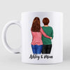 Mother Daughter Standing Long Distance Personalized Mug