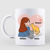 My Cats Valentine Chibi Personalized Mug