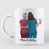 Not All Heroes Wear Capes Mom Daughter Nurse Personalized Mug