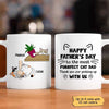 Purrfect Cat Dad Thanks For Putting Up With Us Personalized Mug