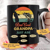 Reel Cool Grandpa Just Ask Personalized Coffee Mug