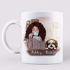 Run On Coffee And Dogs Personalized Coffee Mug
