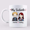 Soulmate Chibi Couple Personalized Mug