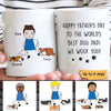 Stick Dog Dad Happy Father‘s Day Personalized Mug