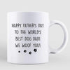 Stick Dog Dad Happy Father‘s Day Personalized Mug