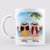 Summer Vibe Besties Personalized Mug