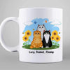 Sunflower Life Is Better With Fluffy Cats Personalized Mug