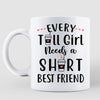 Tall Girl Short Girl Best Friends Personalized Mug