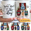 This Is Us Couple And Dog Personalized Coffee Mug