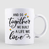 Together Built Life LGBT Couple Dogs Personalized Coffee Mug