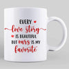 Valentine Couple With Car And Tree Personalized Mug
