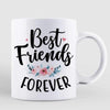Winter Besties Flowers Personalized Mug