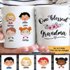 World‘s Best Grandma Family Kid Face Personalized Coffee Mug