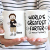 World‘s Greatest Farter Funny Gift For Dad Father Personalized Mug