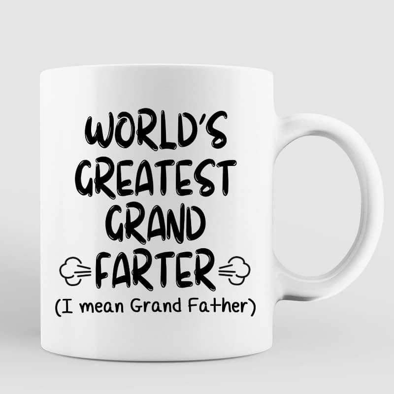 World‘s Greatest Farter Funny Gift For Dad Father Personalized Mug