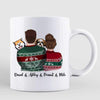 You Me And The Peeking Dogs Christmas Personalized Coffee Mug