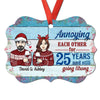 Annoying Each Other Still Going Strong Couple Personalized Christmas Ornament