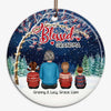 Berry Tree Mom Grandma Grandkids Personalized Circle Ornament