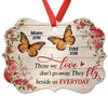 Butterflies Memorial Family Personalized Christmas Ornament