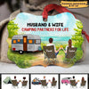 Camping Partners Husband Wife Personalized Christmas Ornament