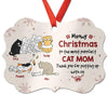 Cats With Toiler Paper Meowy Christmas Personalized Christmas Ornament