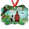 Dogs Miracle Tree Memorial Personalized Christmas Ornament