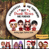 Doll Besties Hangovers Are Temporary Personalized Circle Ornament