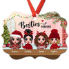 Doll Besties Sisters In House Personalized Christmas Ornament