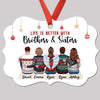 Family Besties Siblings Gift Personalized Christmas Ornament