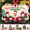 Favorite People Call Me Grandma Personalized Christmas Ornament