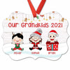 Grandkids Sitting Personalized Christmas Ornament