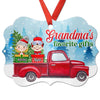 Grandma‘s Favorite Gifts Cute Kids Face Personalized Christmas Ornament