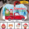 Grandma‘s Favorite Gifts Cute Kids Face Personalized Christmas Ornament