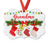 Grandma Stocking Personalized Christmas Ornament