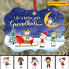 Grandma With Grandkids Better Life Personalized Christmas Ornament