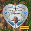 I‘ll Hold You In My Heart Photo Memorial Personalized Heart Ornament