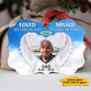 Loved Beyond Words Missed Beyond Measure Memorial Photo Personalized Christmas Ornament