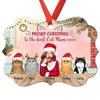 Meowy Christmas To The Best Cat Mom Personalized Christmas Ornament