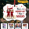 No Greater Gift Standing Besties Personalized Christmas Ornament