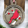 Personalized Memorial Cardinal Ornament