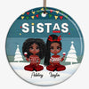 BGM Besties Doll Sitting Personalized Circle Ornament