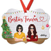 Sisters By Heart Cool Girls Personalized Christmas Ornament
