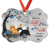 Those We Love Don‘t Go Away Walking Cats Memorial Personalized Christmas Ornament