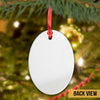 Dad Mom Cardinals Tree Memorial Personalized Oval Ornament