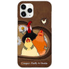 Chicken Lovers Lea Pattern Personalized Phone Case