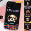 Dog Mom Galaxy Personalized Phone Case