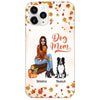 Fall Season Dog Mom Personalized Phone Case