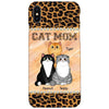 Fluffy Cat Leopard Pattern Personalized Phone Case
