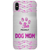 Jewel Stone Metal Dog Mom Personalized Phone Case